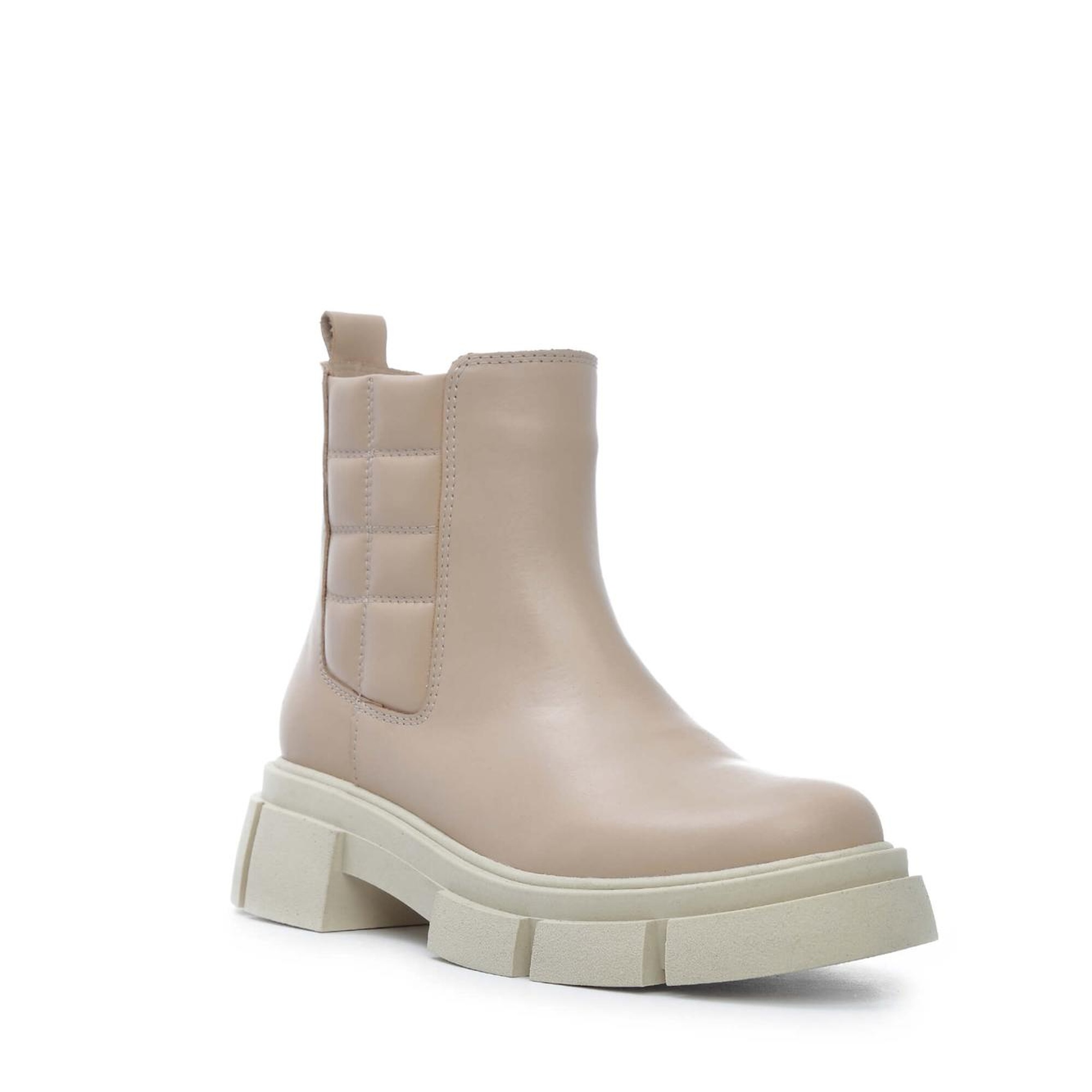 Tamer Tanca Kadın Hakiki Deri Bej Spor Bot