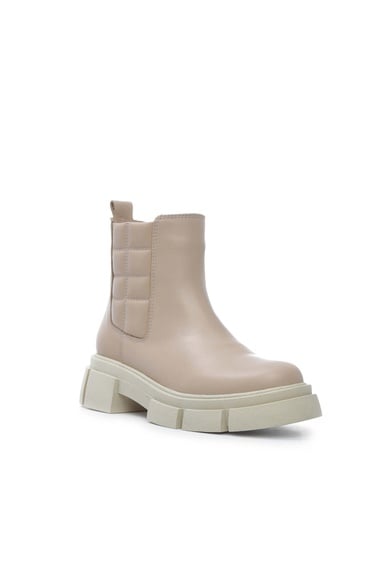  Tamer Tanca Kadın Hakiki Deri Bej Spor Bot