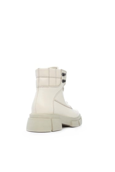  Tamer Tanca Kadın Hakiki Deri Bej Spor Bot