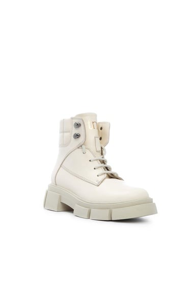  Tamer Tanca Kadın Hakiki Deri Bej Spor Bot