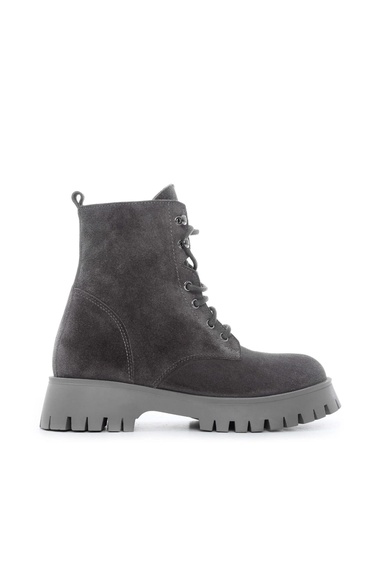  Tamer Tanca Kadın Hakiki Deri Gri POSTAL Bot