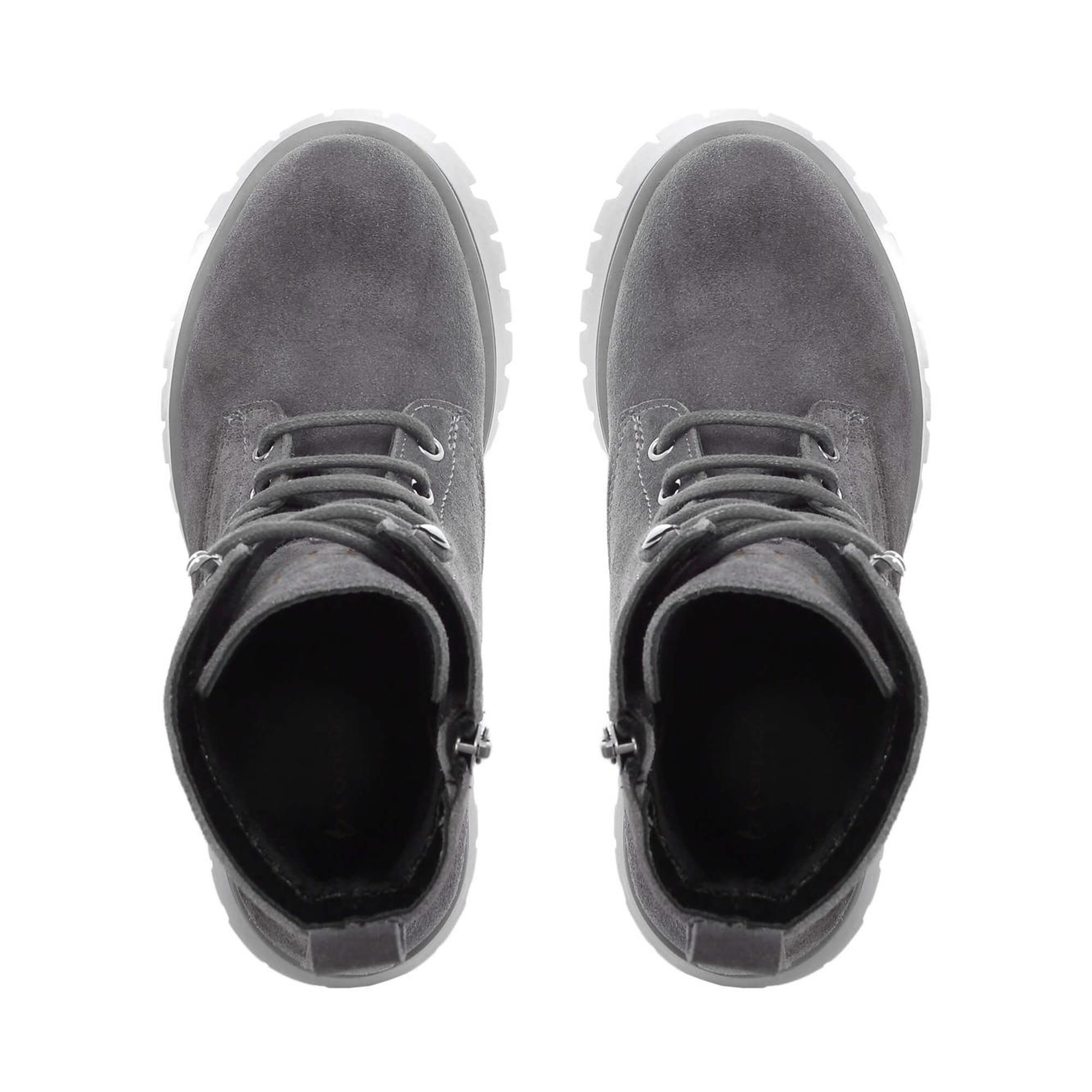 Tamer Tanca Kadın Hakiki Deri Gri POSTAL Bot