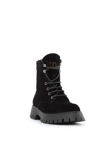  Tamer Tanca Kadın Hakiki Deri Siyah Süet POSTAL Bot