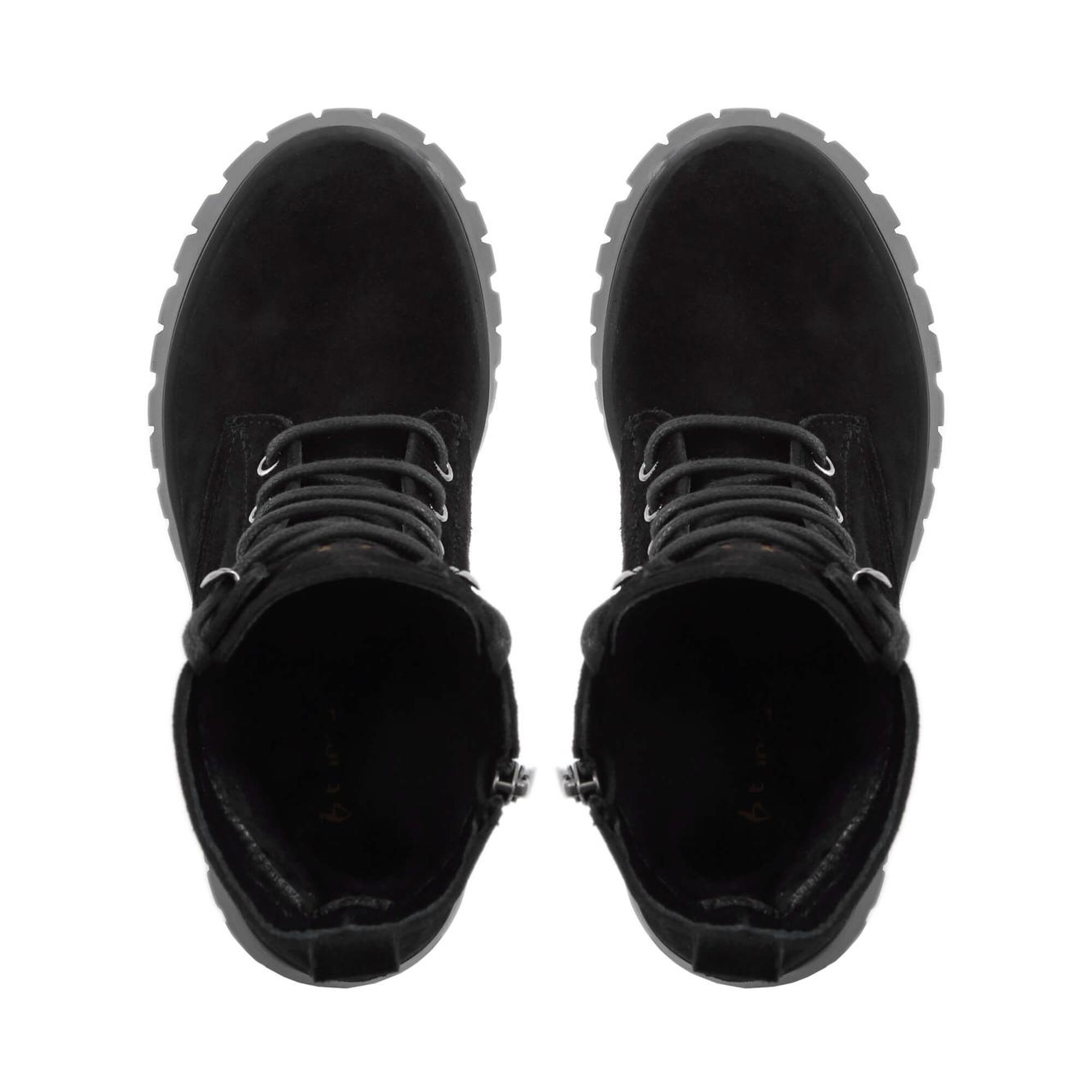 Tamer Tanca Kadın Hakiki Deri Siyah Süet POSTAL Bot