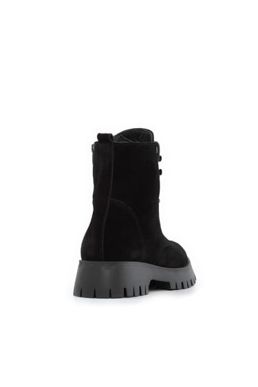  Tamer Tanca Kadın Hakiki Deri Siyah Süet POSTAL Bot