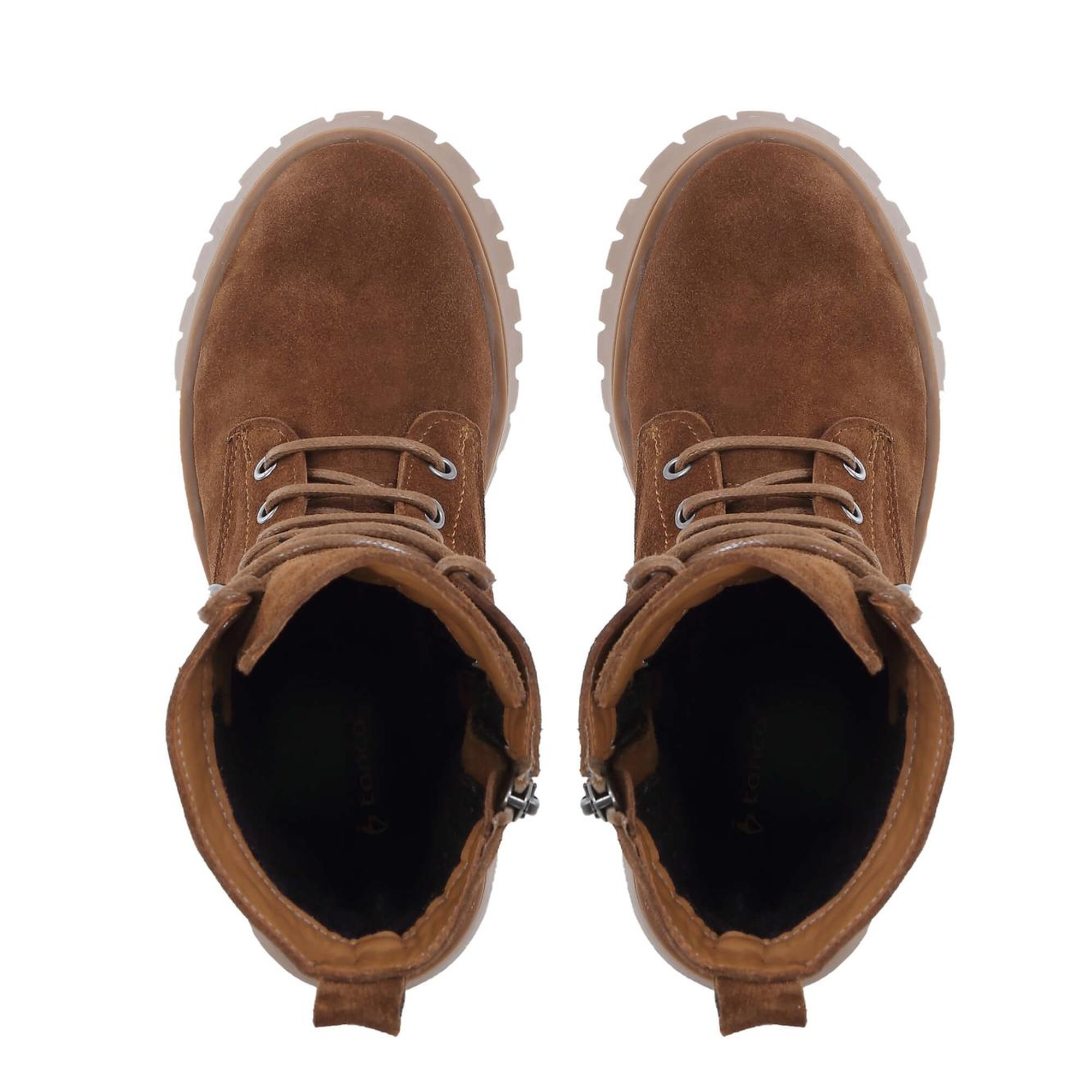 Tamer Tanca Kadın Hakiki Deri Taba Süet POSTAL Bot