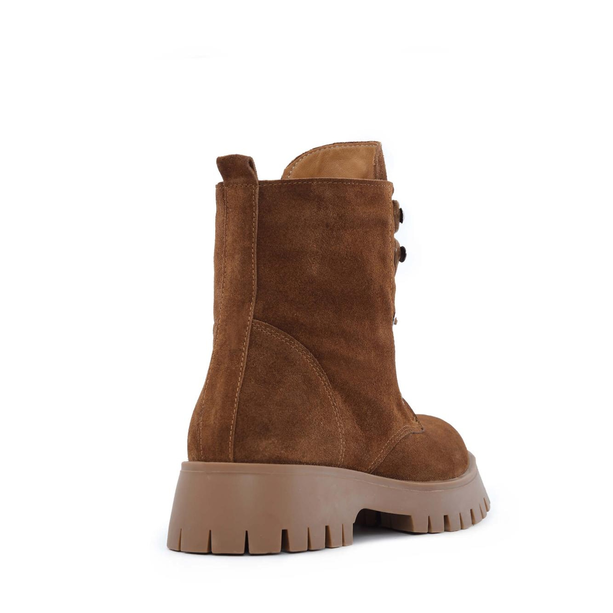 Tamer Tanca Kadın Hakiki Deri Taba Süet POSTAL Bot