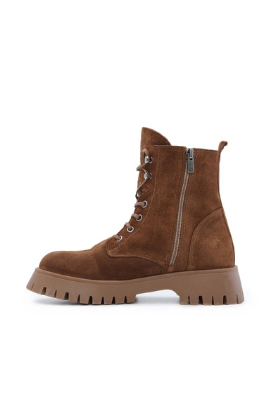  Tamer Tanca Kadın Hakiki Deri Taba Süet POSTAL Bot