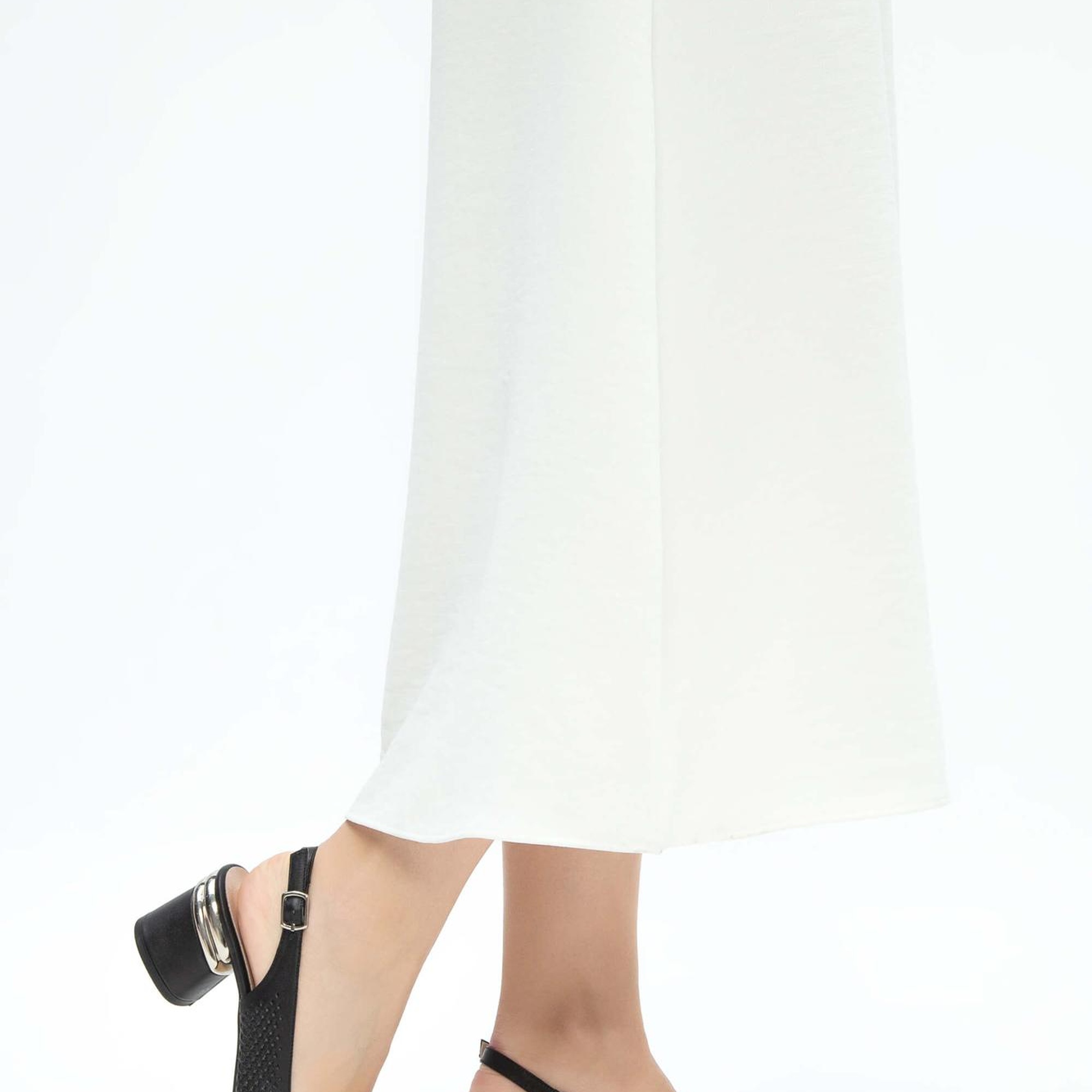 Tamer Tanca Kadın Hakiki Deri Siyah Deri Topuklu Ayakkabı