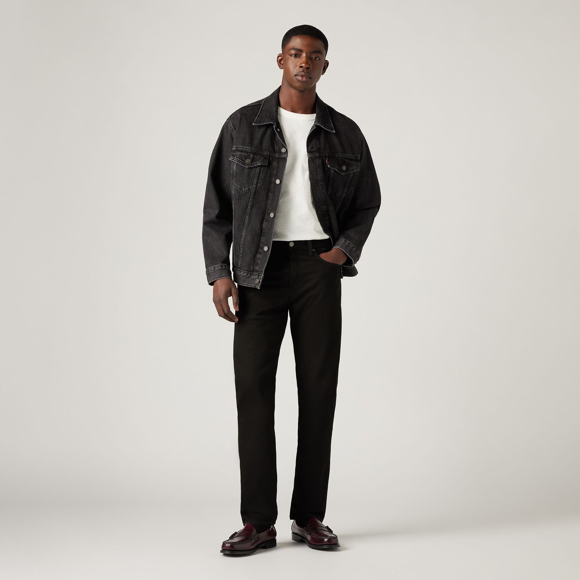 Levi's 502 Taper Erkek Siyah Jean