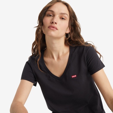  Levi's Perfect Kadın Siyah T-Shirt