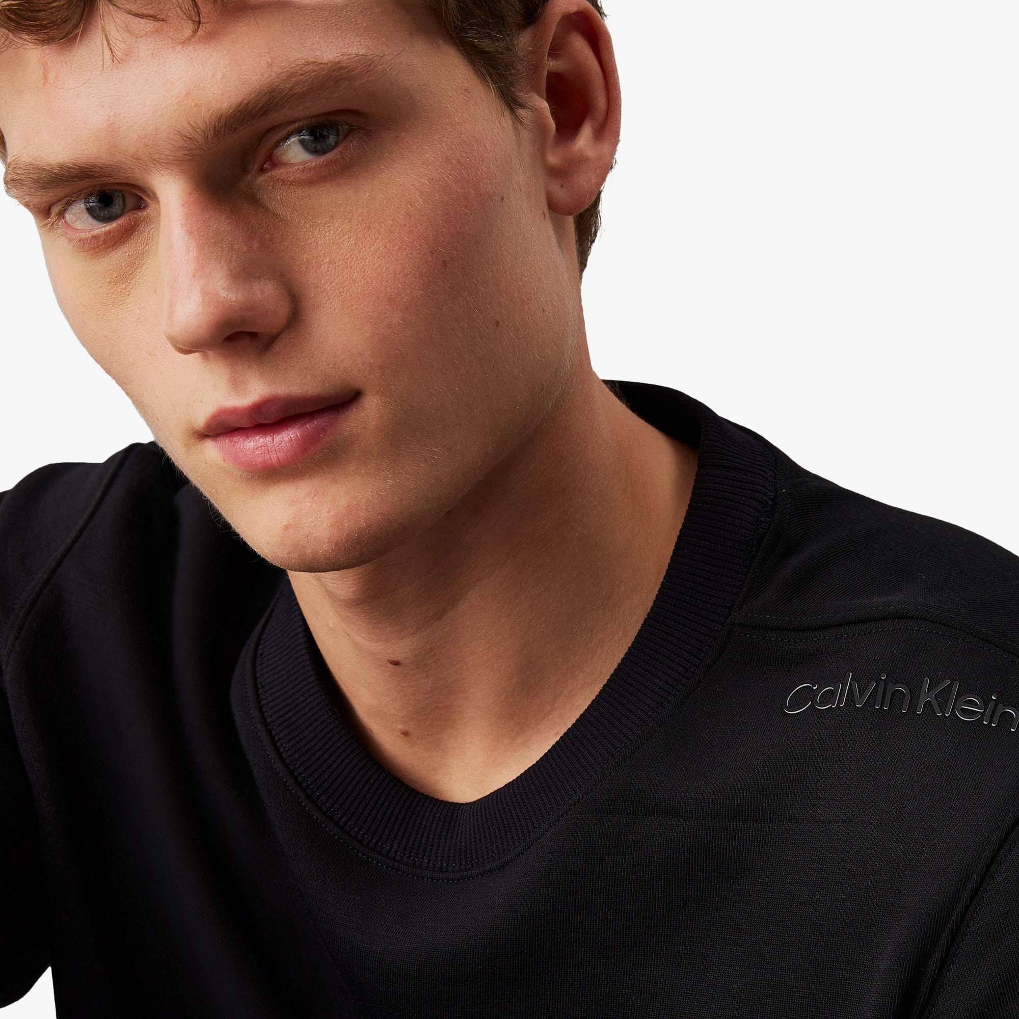 Calvin Klein Essentials Erkek Siyah Sweatshirt
