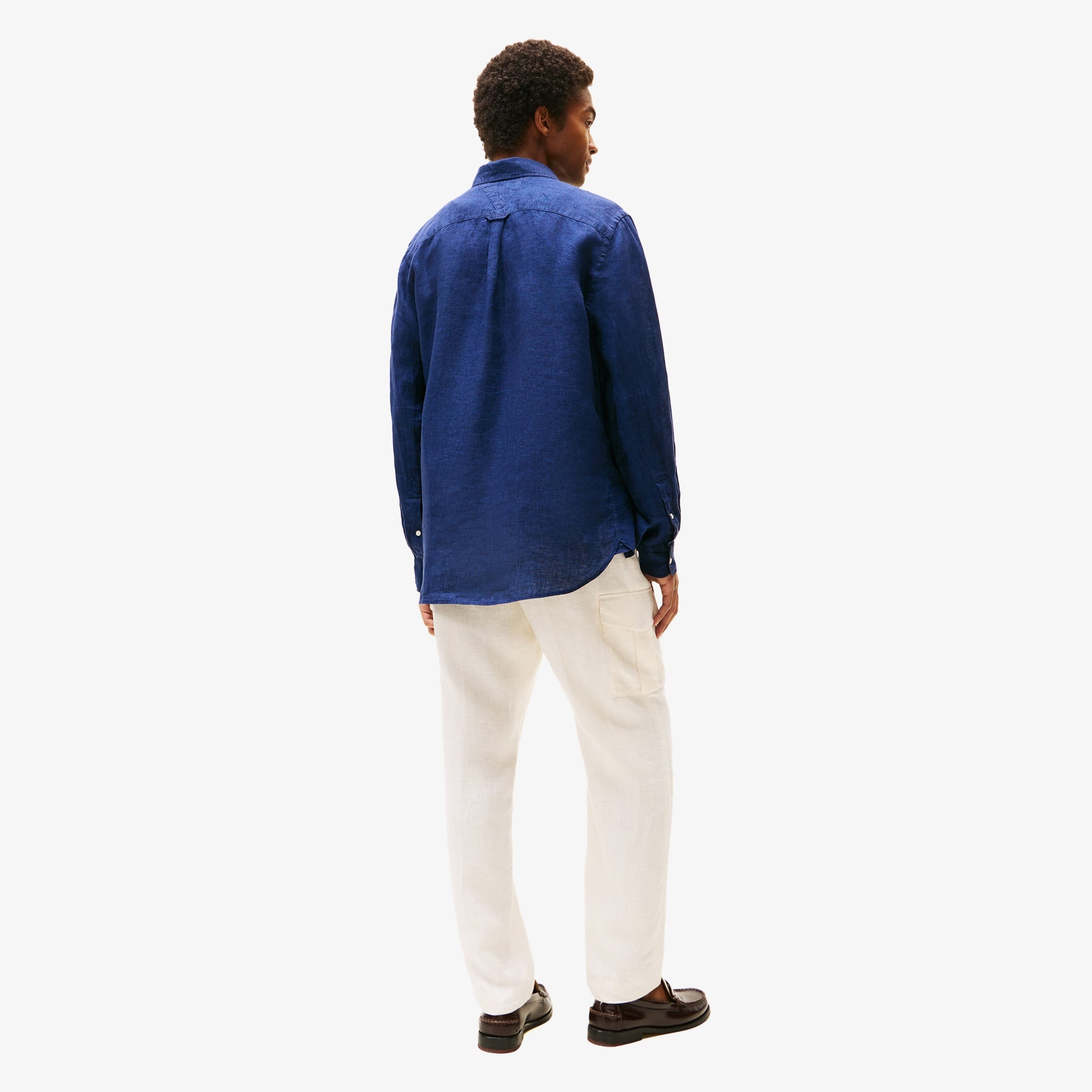 Tommy Hilfiger Pigment Erkek Lacivert Gömlek