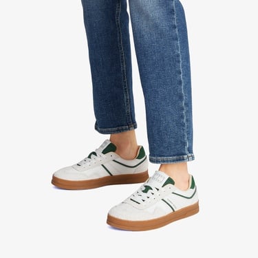  Tommy Hilfiger The Greenwich Mix Media Kadın Beyaz Sneaker