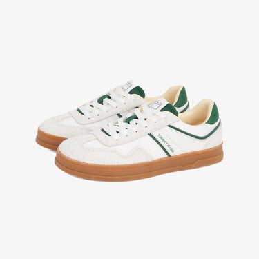  Tommy Hilfiger The Greenwich Mix Media Kadın Beyaz Sneaker