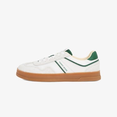  Tommy Hilfiger The Greenwich Mix Media Kadın Beyaz Sneaker