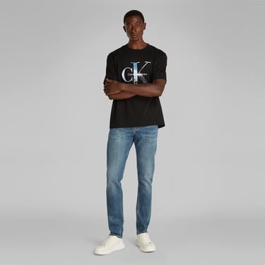  Calvin Klein Photo Monogram Erkek Siyah T-Shirt