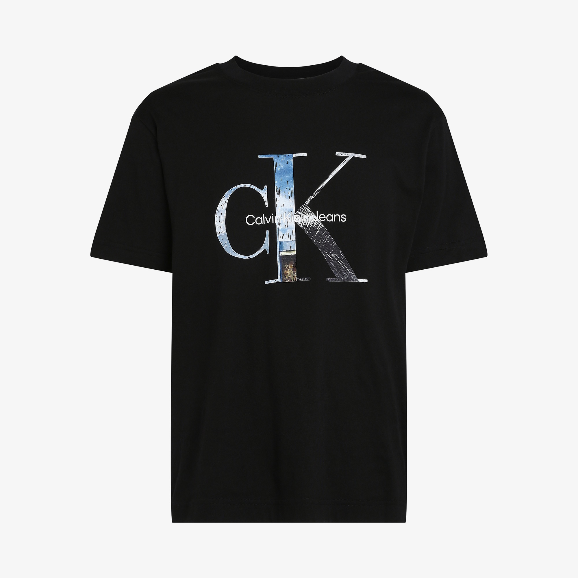Calvin Klein Photo Monogram Erkek Siyah T-Shirt