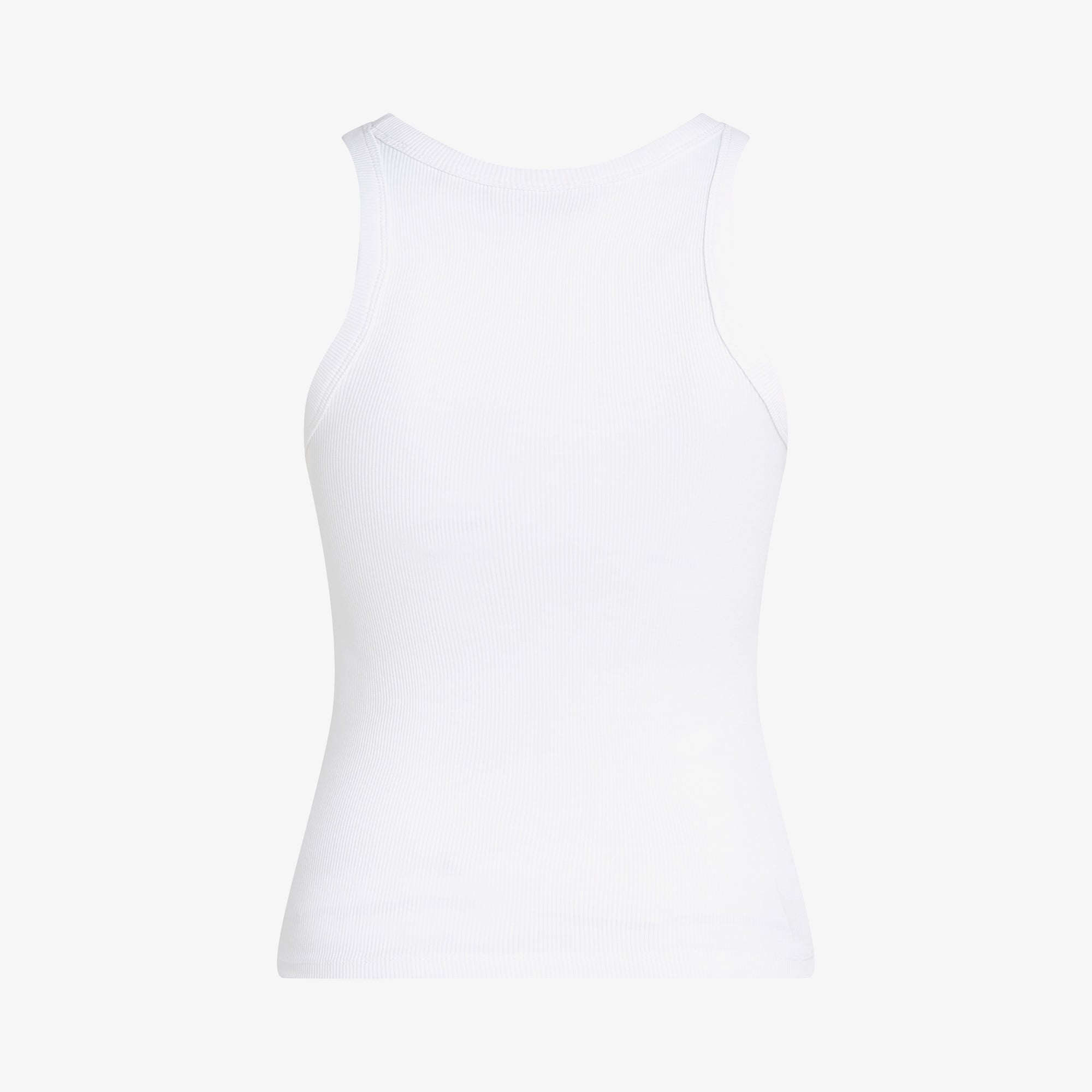 Calvin Klein Monologo Tank Kadın Beyaz Kolsuz T-Shirt