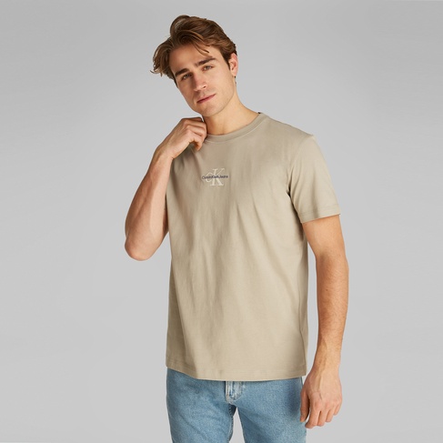  Calvin Klein Monologo Erkek Gri T-Shirt