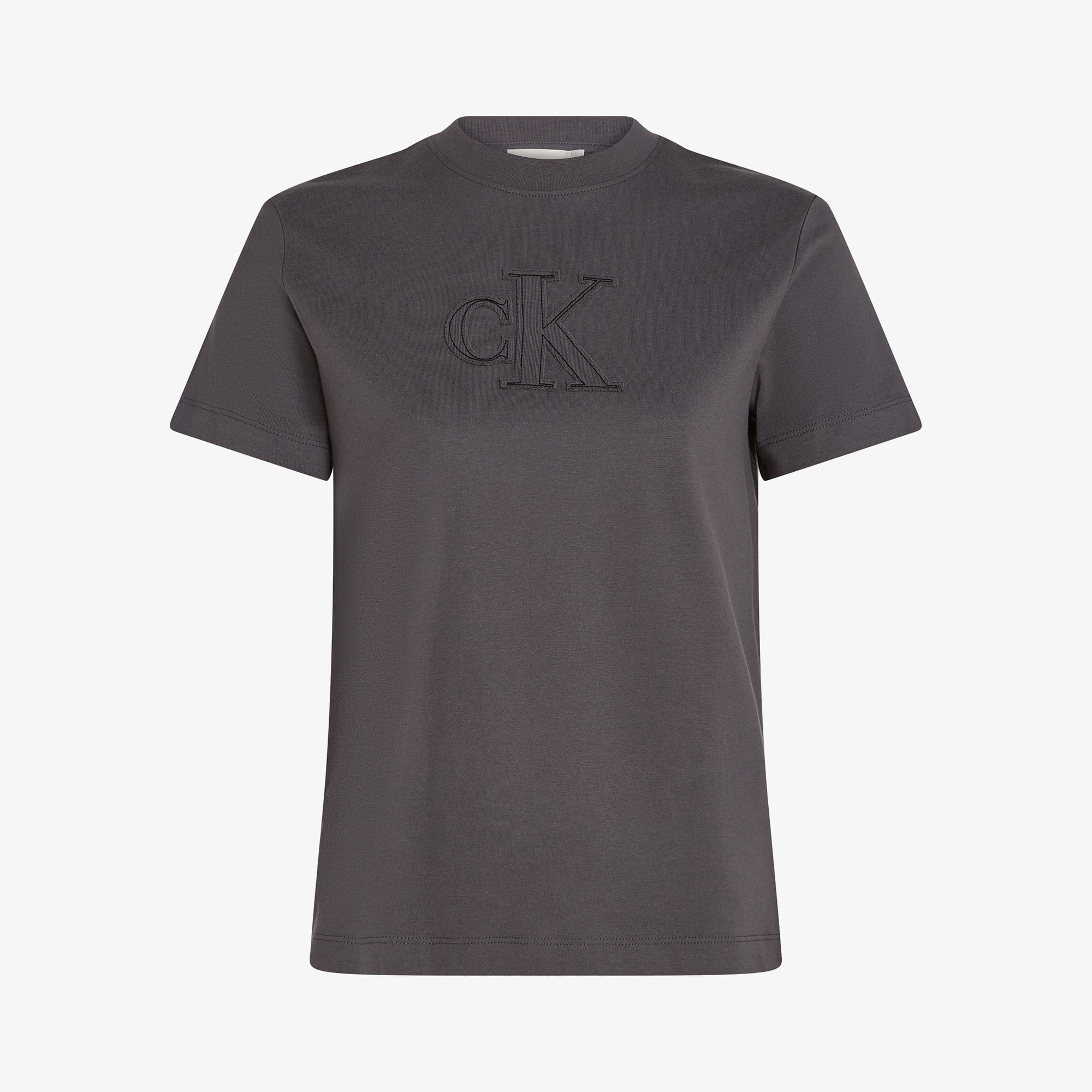 Calvin Klein Regular Kadın Gri T-Shirt