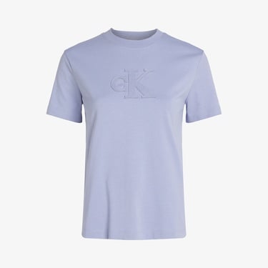  Calvin Klein Regular Kadın Mor T-Shirt