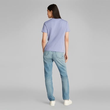  Calvin Klein Regular Kadın Mor T-Shirt