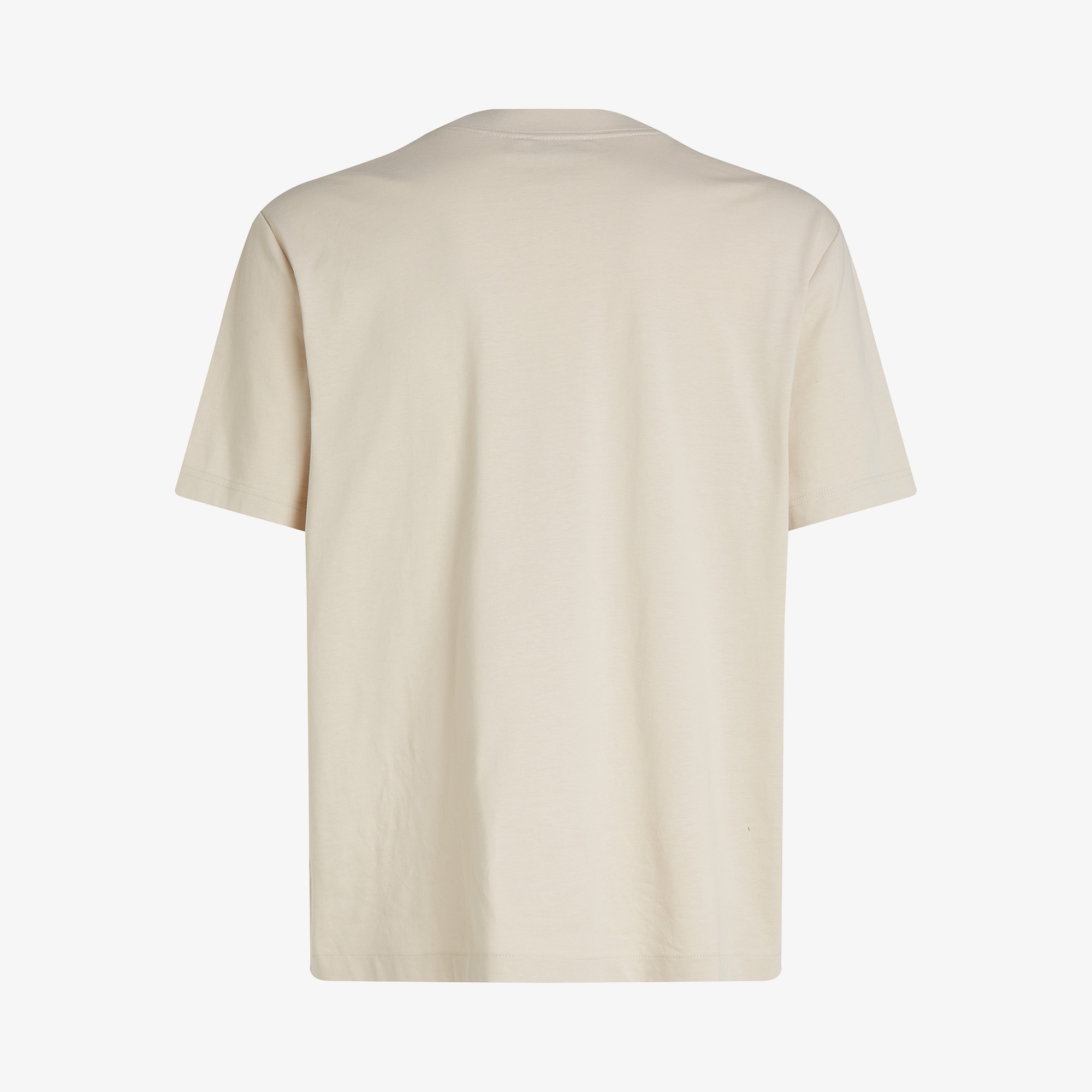 Calvin Klein Applique Erkek Bej T-Shirt
