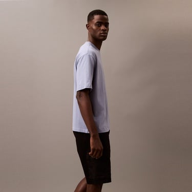  Calvin Klein 16S Relax Logo Erkek Mavi T-Shirt