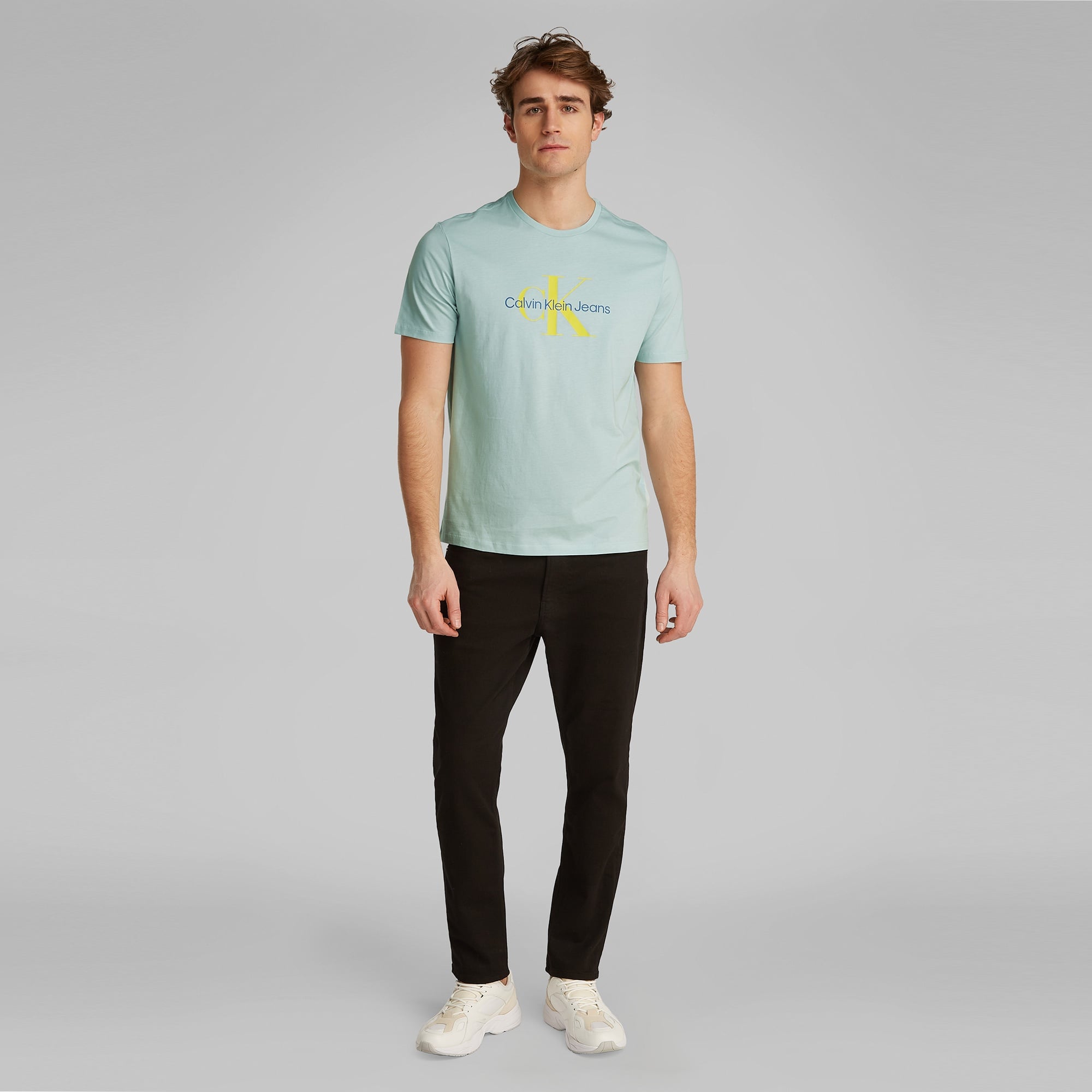 Calvin Klein Hero Monologo Erkek Mavi T-Shirt