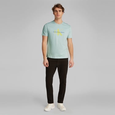 Calvin Klein Hero Monologo Erkek Mavi T-Shirt