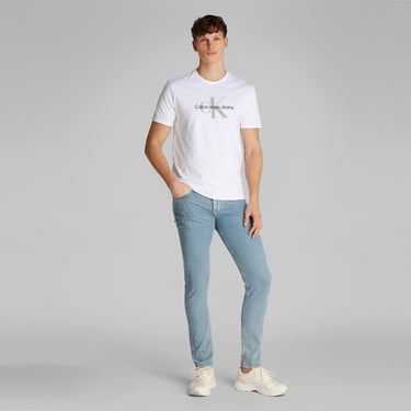  Calvin Klein Hero Monologo Erkek Beyaz T-Shirt