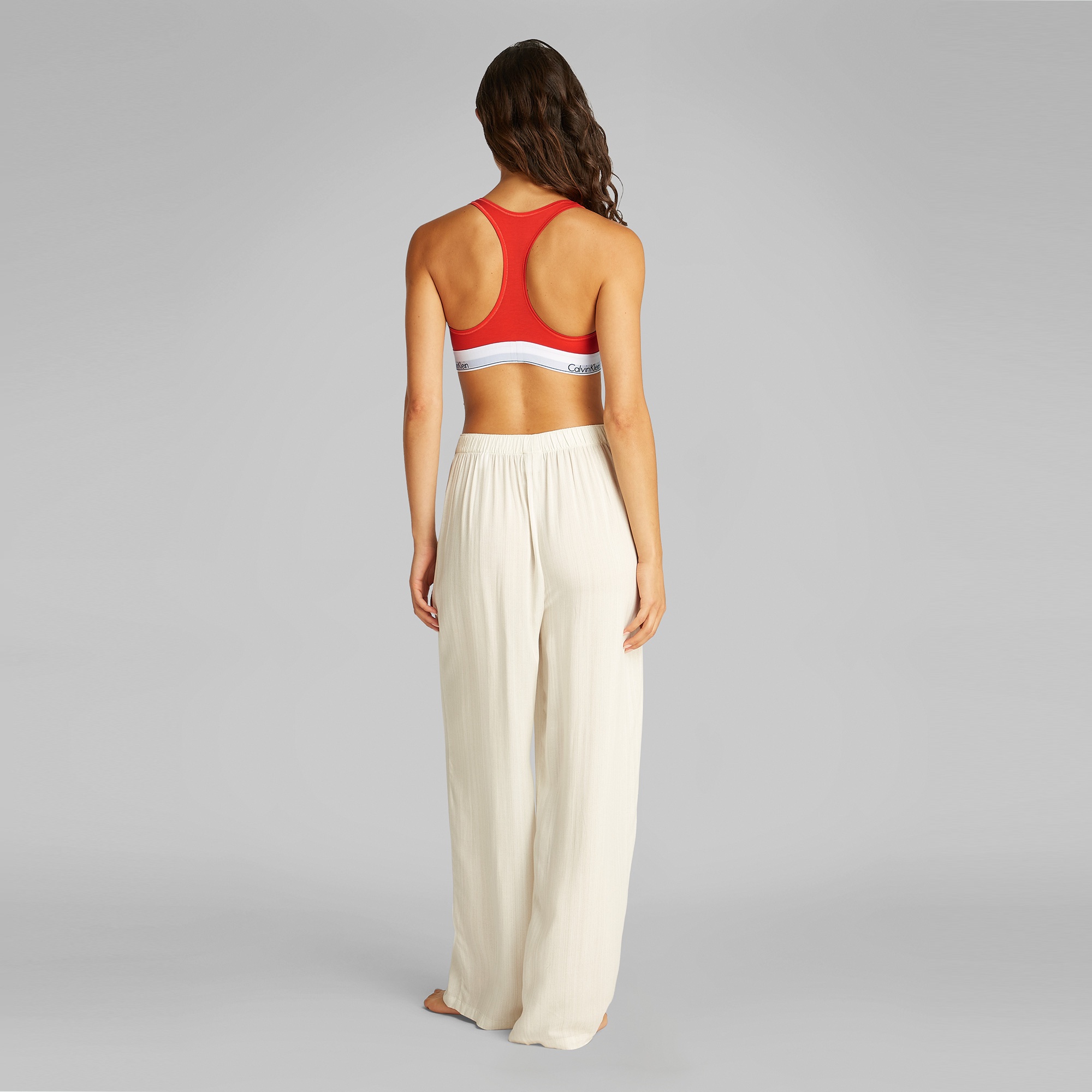 Calvin Klein Unlined Kadın Kırmızı Bra