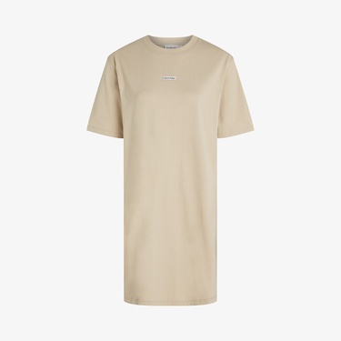  Calvin Klein Placed İnst Kadın Gri Elbise