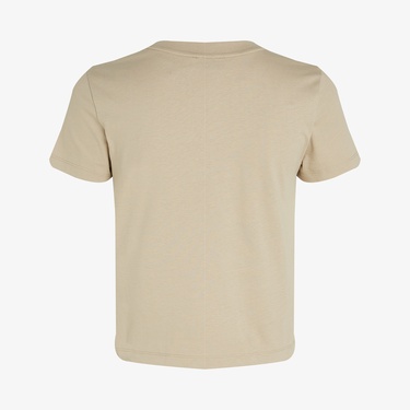  Calvin Klein Placed İnstitutional Baby Kadın Gri T-Shirt