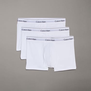  Calvin Klein Trunk 3'lü Erkek Beyaz Boxer