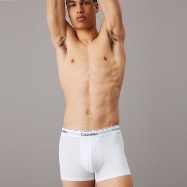  Calvin Klein Trunk 3'lü Erkek Beyaz Boxer