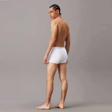  Calvin Klein Trunk 3'lü Erkek Beyaz Boxer