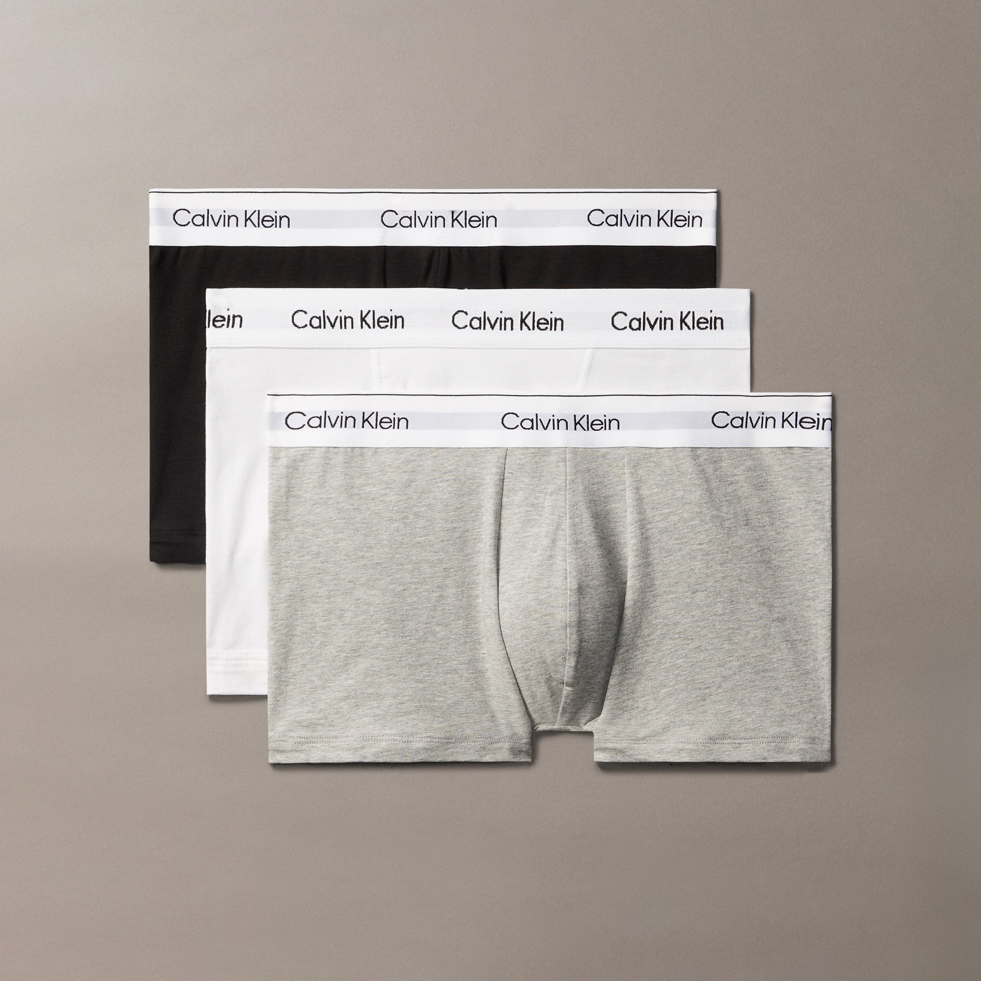 Calvin Klein Relaxed Trunk 3'lü Erkek Beyaz Boxer