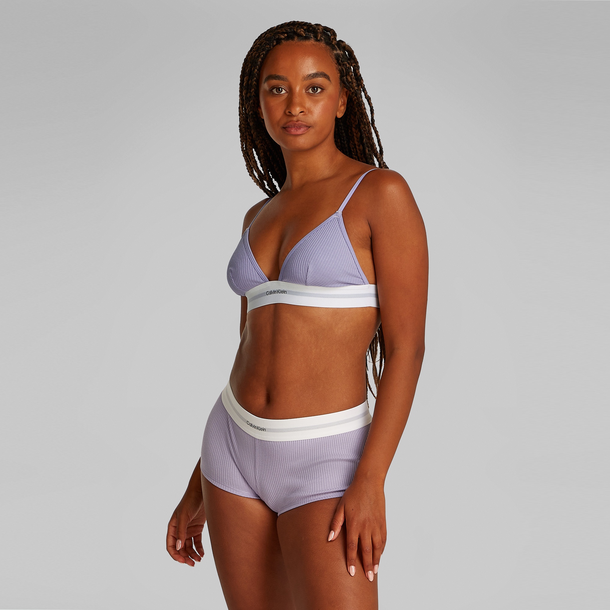 Calvin Klein Üçgen Kadın Mor Bra