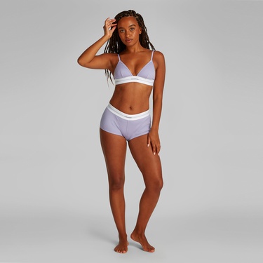  Calvin Klein Üçgen Kadın Mor Bra