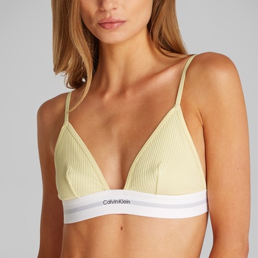  Calvin Klein Unlined Triangle Kadın Yeşil Bra