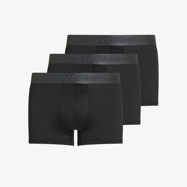  Calvin Klein Trunk 3'lü Erkek Siyah Boxer
