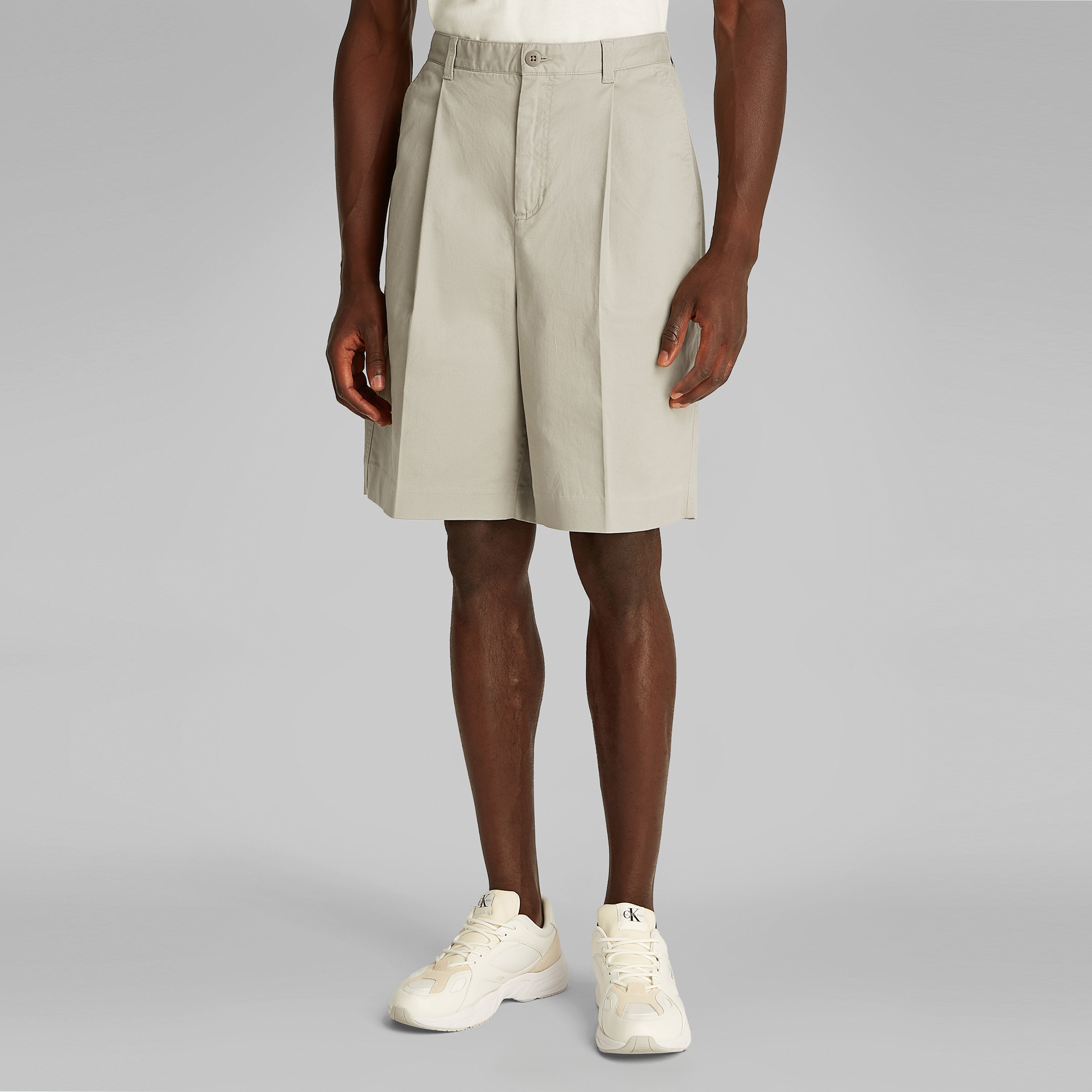 Calvin Klein Bermuda Erkek Gri Şort