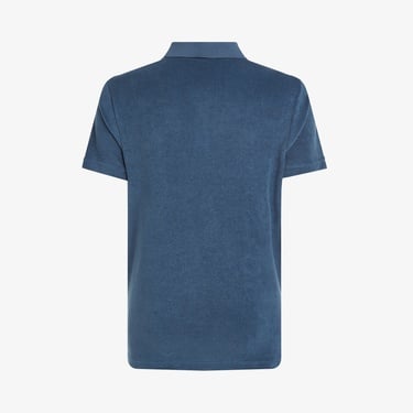  Calvin Klein Towelling Erkek Mavi Polo