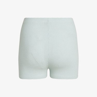  Calvin Klein Waffle Texture Kadın Mavi Şort