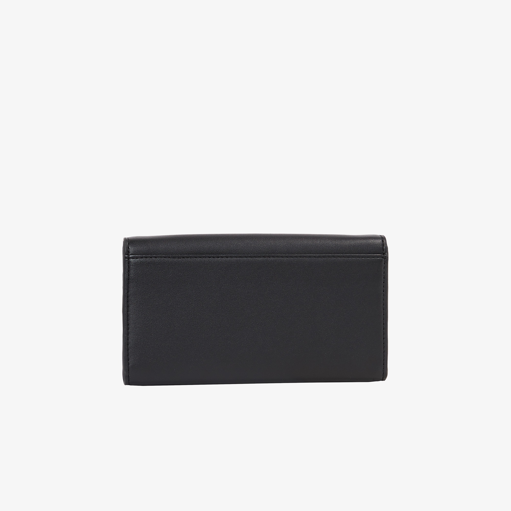 Calvin Klein Sculpted Long Fold Strap Kadın Siyah Cüzdan