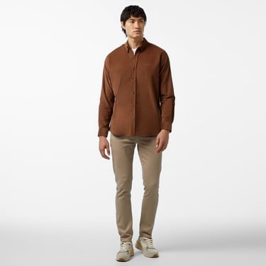  Nautica Erkek Bej Classic Fit Gömlek