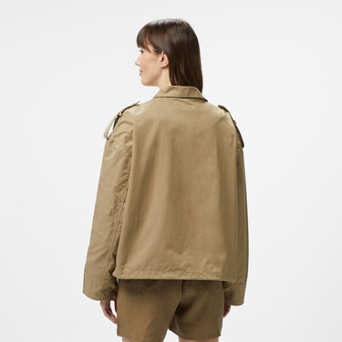  Nautica Kadın Kahverengi Regular Fit Dik Yaka Mont