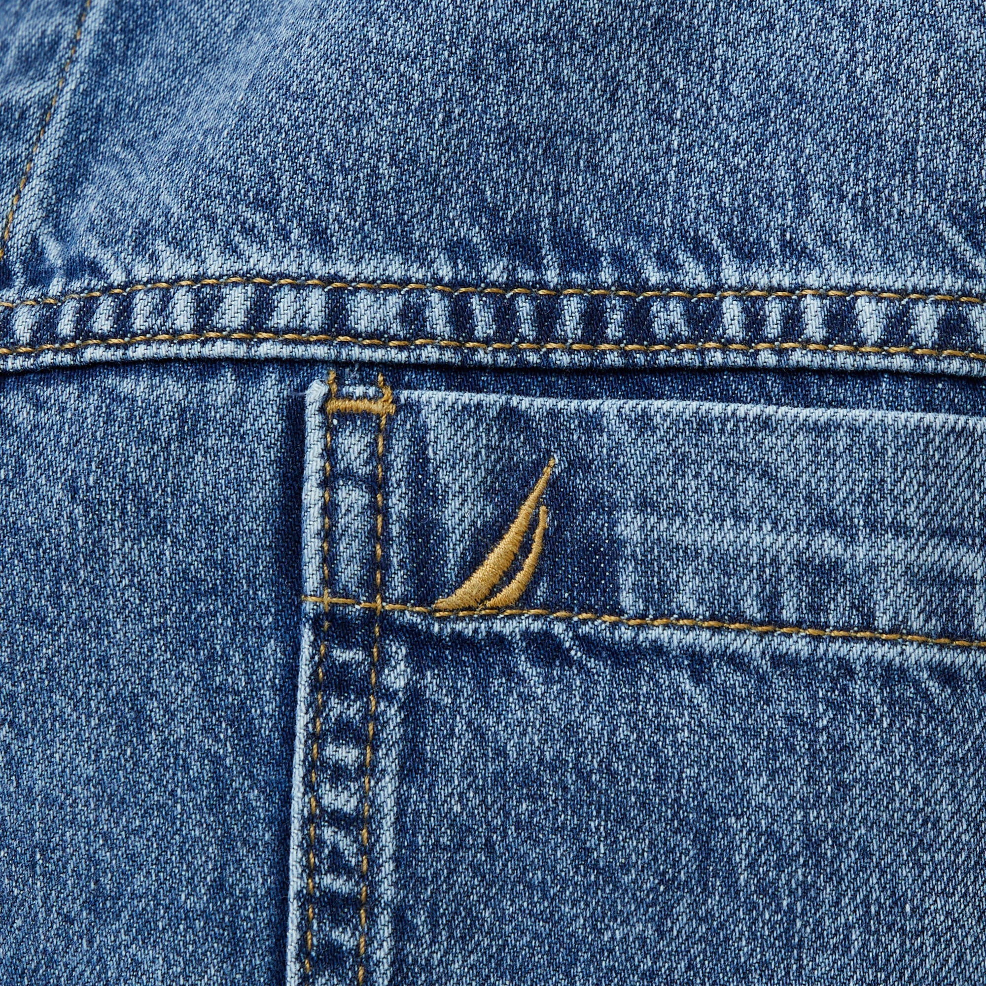 Nautica Kadın Lacivert Oversize Fit Gömlek